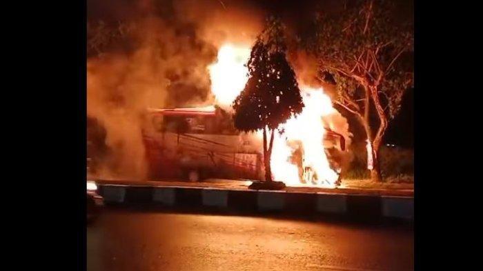 Bus Asal Klaten Terbakar Usai Wisata Religi Di Solo, Ini