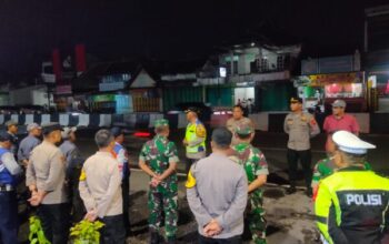 Cek Kesiapan, Kapolres Sukoharjo Dan Dandim 0726 Sidak Pospam Ops