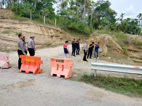 Dirlantas Polda Aceh Pastikan Keamanan Pos Nataru Di Padang Tiji