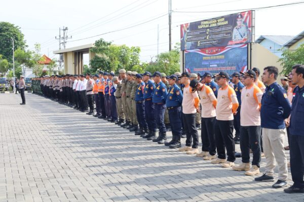 Gelar Pasukan Ops Lilin Candi 2024, Polres Sukoharjo Antisipasi Keramaian