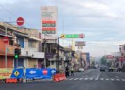 Hari Pertama Penerapan Jalur Satu Arah Di Empat Lokasi Kota