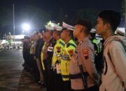 Polres Banjarnegara Gelar Patroli Skala Besar Jaga Kamtibmas Malam Minggu