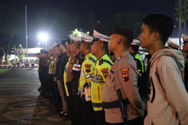 Jaga Situasi Kamtibmas Malam Minggu Polres Banjarnegara Gelar Patroli Skala