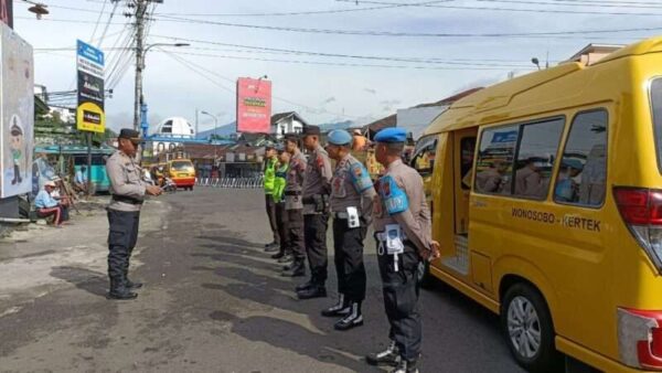 Satlantas Polres Wonosobo Siaga di Jalur Kretek untuk Keamanan Lalu Lintas