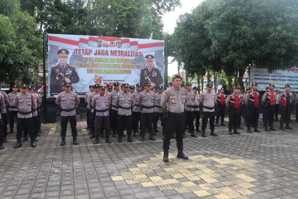 Jelang Nataru, Polres Jembrana Pastikan Siaga Lewat Apel Kryd