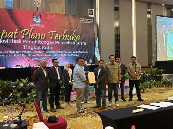 Kpu Kota Malang Umumkan Wali Sebagai Pemenang Dengan 203.257 Suara