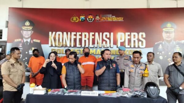 Kado Akhir Tahun, Sindikat Curanmor Terungkap Oleh Satreskrim Polresta Malang