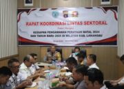 Kapolres Lamandau Pimpin Rapat Koordinasi Lintas Sektoral untuk OPS Lilin 2024