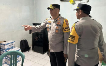 Kapolres Pastikan Kesiapan Pos Pengamanan Jelang Nataru 2025