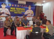 Kapolres Sragen Dampingi Supervisi Polda Jateng Untuk Operasi Lilin Candi