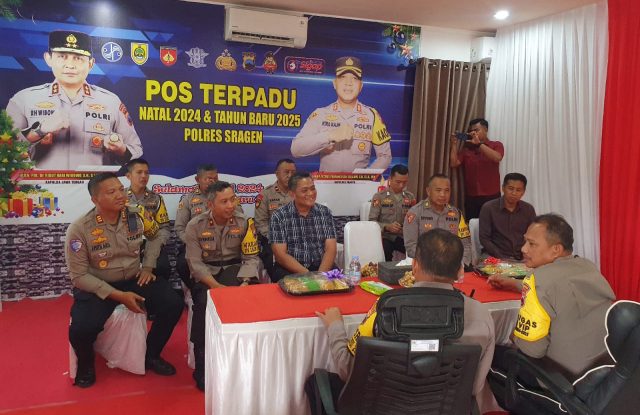 Kapolres Sragen Dampingi Supervisi Polda Jateng Untuk Operasi Lilin Candi