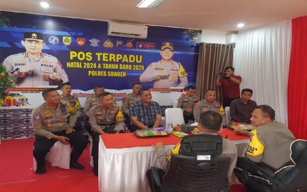 Kapolres Sragen Dampingi Tim Supervisi Polda Jateng Evaluasi Kinerja Di