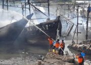 Kapolres Tegaskan Kebakaran Pelabuhan Tegal Terkendali, 24 Kapal Terbakar