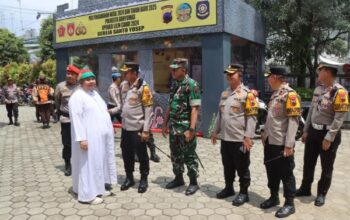 Kapolresta Banyumas Pastikan Personil Siap Di Pospam Operasi Lilin Candi