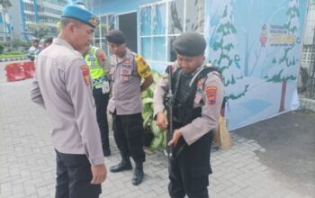 Kasi Propam Polres Sukoharjo Awasi Personel Pospam Operasi Lilin Candi