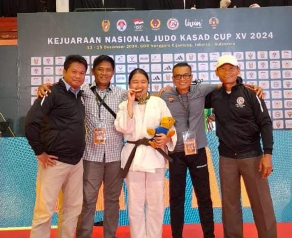 Kejurnas Judo Kasad Cup Xv 2024: Polwan Polda Kalteng Sabet