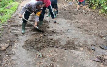 Kerja Sama Bhabinkamtibmas Dan Warga Pendem Berhasil Tingkatkan Fungsi Irigasi