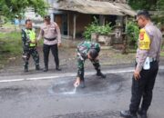 Kolaborasi Polres Dan Kodim Jembrana, Amankan Jalur Natal Dan Tahun