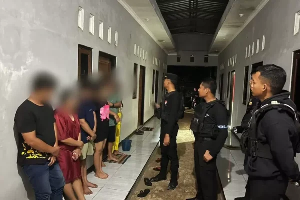 Marak Kos Mesum, Polisi Amankan Empat Pasangan Tak Resmi