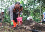 Lahan Tidur Di Kota Malang Dimanfaatkan Polresta Untuk Wujudkan Swasembada