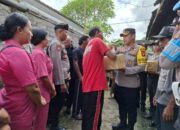 Longsor Kedisan, Waka Polres Jembrana Bergerak Cepat Bantu Warga