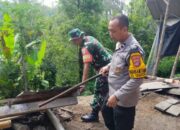 Longsor Melanda Jembrana, Bhabinkamtibmas Dauhwaru Siap Bantu Warga