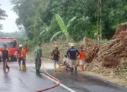 Rumah dan Jalur Antar Kecamatan Tertutup Longsor, BPBD Karanganyar Tanggap