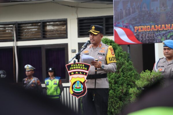 Ops Lilin Agung 2024 Dimulai, Polres Jembrana Lakukan Apel Pasukan