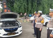 Pastikan Keamanan Jelang Nataru, Satlantas Polresta Malang Gelar Ramp Check