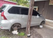 Pencurian Unik di Semarang: Roda Mobil Raib, Digantikan Batako