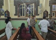 Pengamanan Natal, Kapolres Jembrana Tinjau Gereja Santa Maria Ratu Gumbrih