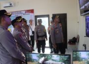 Pengecekan Pos Pengamanan Oleh Kapolres Jembrana Pastikan Keamanan Libur Natal