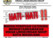 Pengusaha Katering di Magelang Jadi Korban Penipuan Bermodus DLH