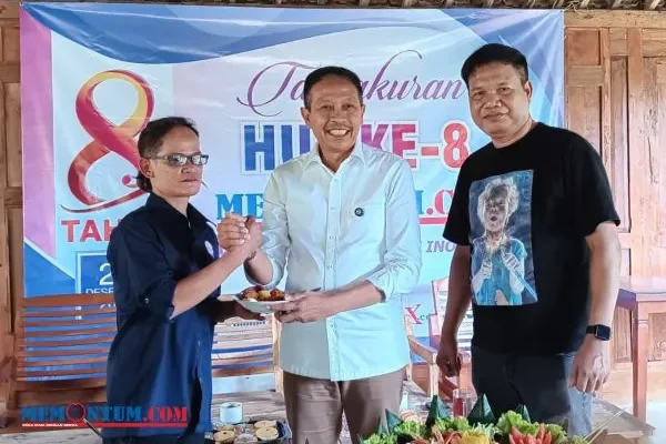 Rayakan HUT ke-8, Memontum.com Dapat Dukungan dari Wali Kota Terpilih Wahyu Hidayat