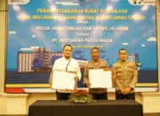 Polda Jateng Dan Pertamina Patra Niaga Teken Perjanjian Jual Beli