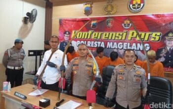 Polisi Amankan 9 Tersangka Tawuran Geng Bersajam Di Magelang, 1