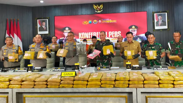 Polisi Bongkar Jaringan Pengedar Ganja Antarprovinsi, 166 Kg Disita Di