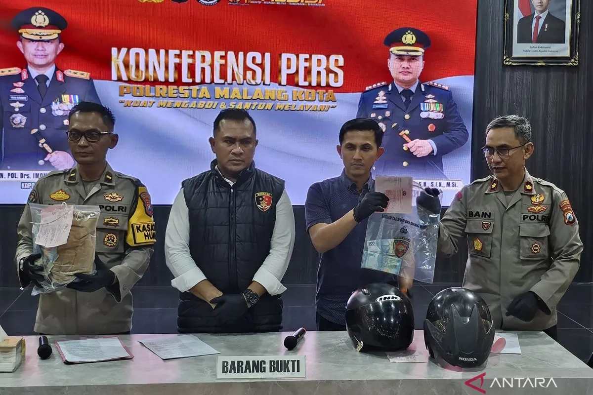 Polisi Tangkap Dua Pelaku Jambret Lansia Di Kota Malang