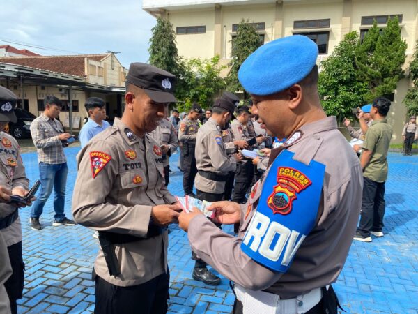 Polres Banjarnegara Laksanakan Gaktibplin Untuk Cegah Pelanggaran Anggota Selama Nataru