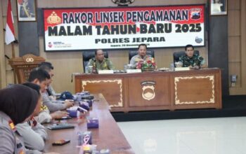 Polres Jepara Matangkan Pengamanan Tahun Baru Lewat Rakor Lintas Sektoral