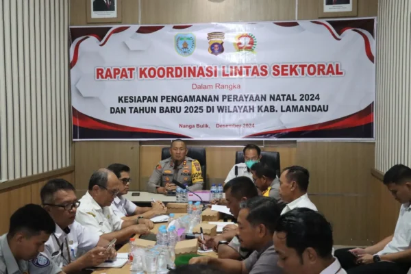 Kapolres Lamandau Matangkan Rencana Pengamanan Akhir Tahun