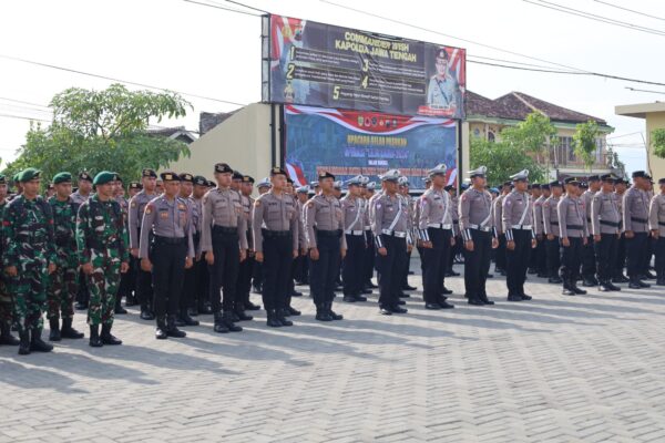 Polres Sukoharjo Bersiap Hadapi Pengamanan Nataru Dalam Ops Lilin Candi