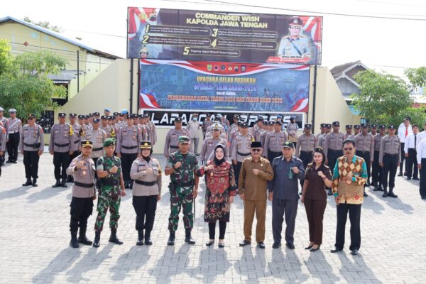 Polres Sukoharjo Gelar Pasukan Ops Lilin Candi 2024 Untuk Amankan