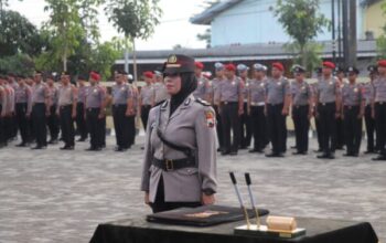 Polres Sukoharjo Gelar Sertijab, Akp Sri Wuri Handayani Kini Kasat