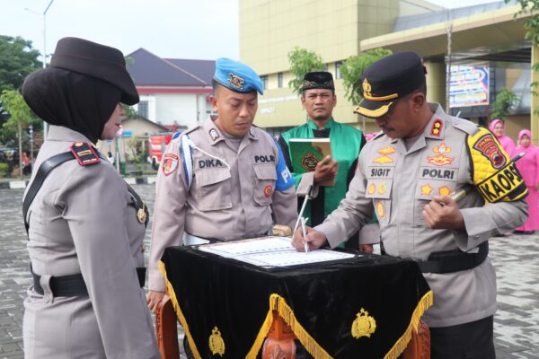 Polres Sukoharjo Sambut Kasat Binmas Baru, Akp Sri Wuri Handayani