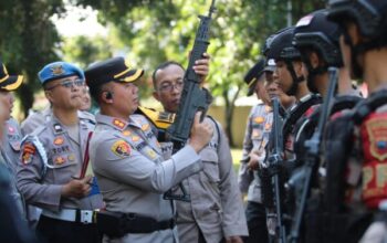 Polresta Banyumas Cek Senpi Dan Amunisi Untuk Cegah Penyalahgunaan