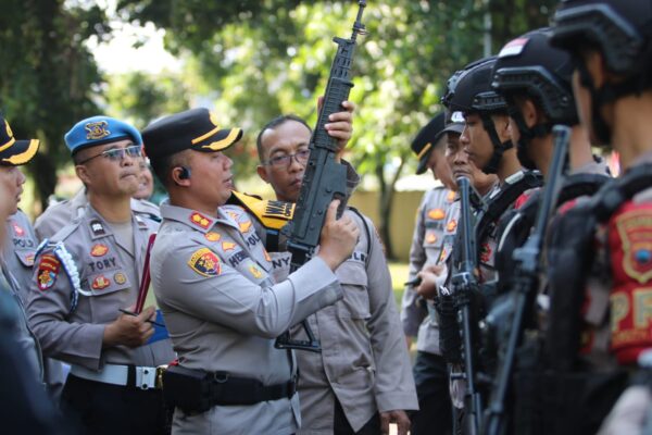 Polresta Banyumas Cek Senpi Dan Amunisi Untuk Cegah Penyalahgunaan