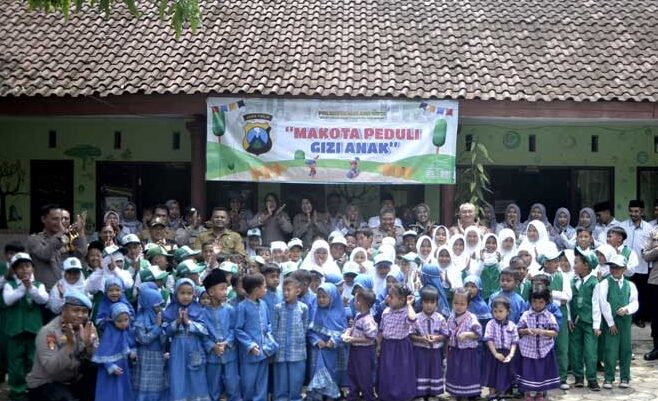 “Makota Peduli Gizi Anak”: Inovasi Polri untuk Pendidikan dan Kesehatan Anak di Malang