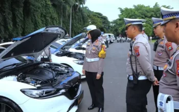 Polresta Malang Kota Siagakan Kendaraan Operasional Untuk Pengamanan Nataru