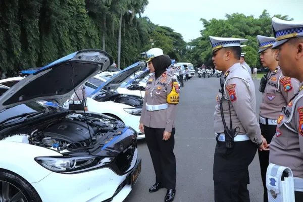 Polresta Malang Kota Siagakan Kendaraan Operasional Untuk Pengamanan Nataru